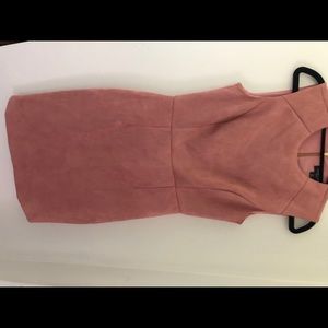 Tahari soft pink tailored dress